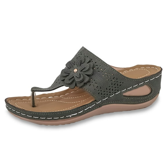 Daznico Women's Sandal - Women Summer Solid On Casual Open Toe Wedges Comfortable Beach Shoes Sandals Slippers,Size 8.5