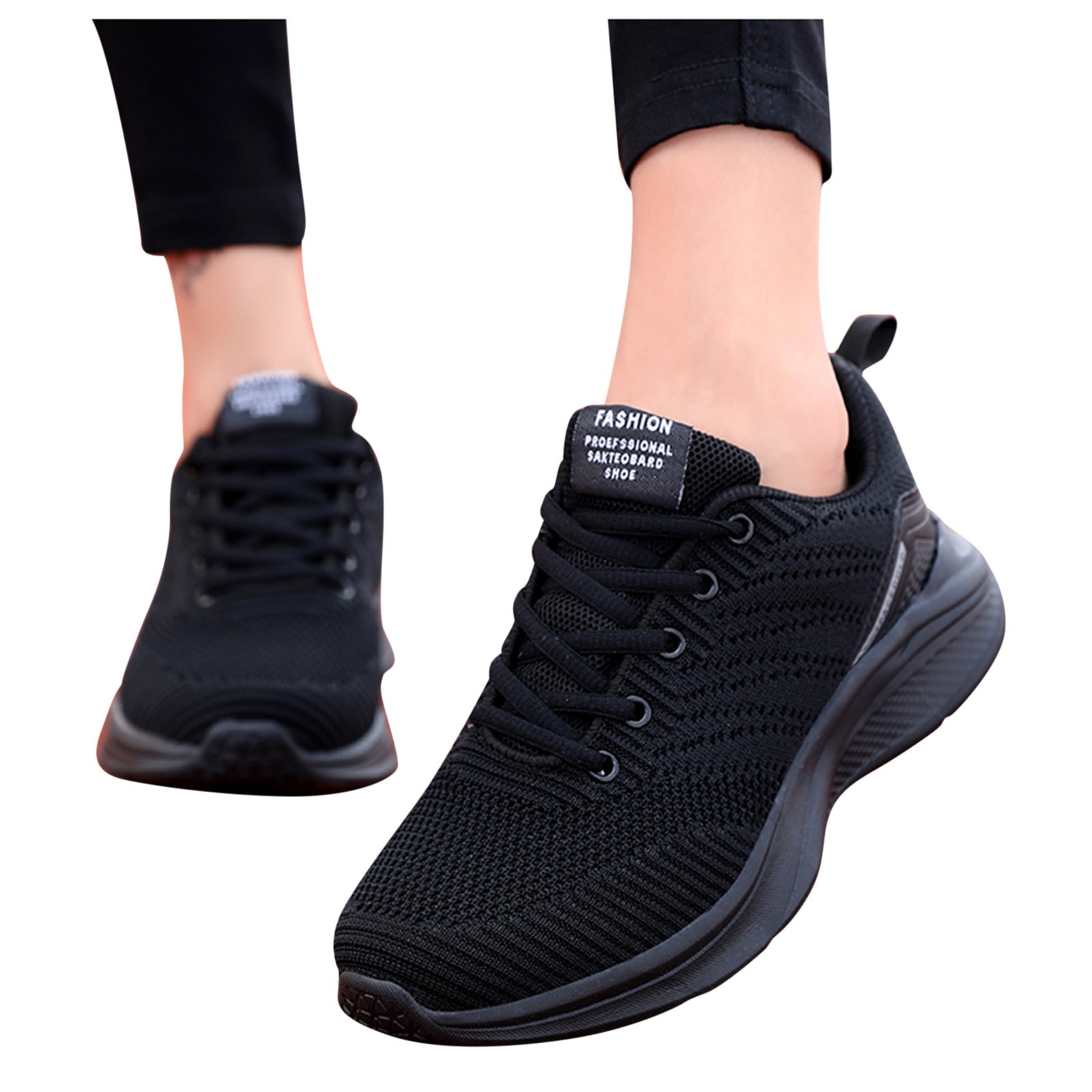 Daznico Women's Walking Shoes Tennis Sneakers Casual Lace Up ...