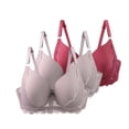 Tagger Clasp Daznico Womens Front Closure Bra Easy Reach Clasp Wide Cushioned Straps ...