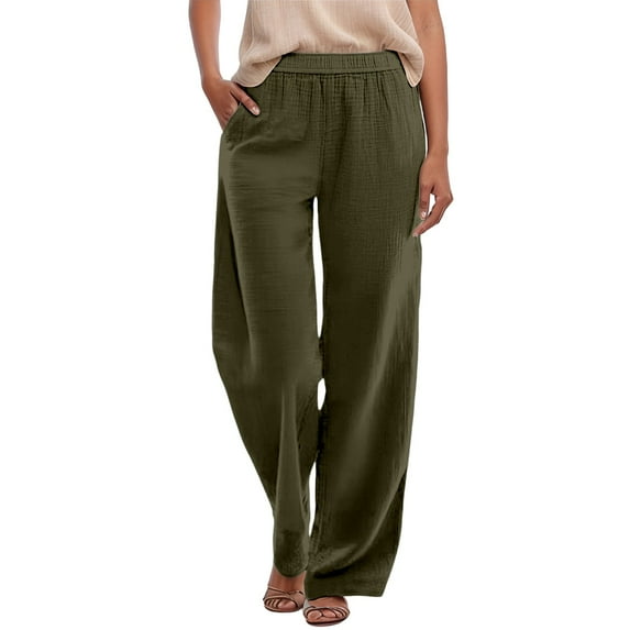 Daznico Womens Pants,Casual Long Pants for Everyday Wear Summer Easy To Clean Versatile Design for Pairing with T Shirts,Womens Trousers,Size:XL