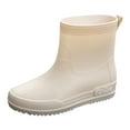 thumbnail image 1 of Daznico Womens Rain Boots Non Waterproof Short Tube Water Shoes,Size 6.5, 1 of 7