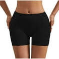 thumbnail image 1 of Daznico Womens Underwear - Plus Size High Waisted Shorts with Foam Padding for Enhanced and Lift Body Pants - Panties for Women,Color:Black,Size:M, 1 of 4
