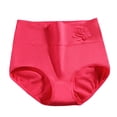 thumbnail image 1 of Daznico Womens Underwear - Women High Waist Postpartum Panties Full Coverage Soft Comfort Briefs - Panties for Women,Color:Watermelon Red,Size:XXL, 1 of 6