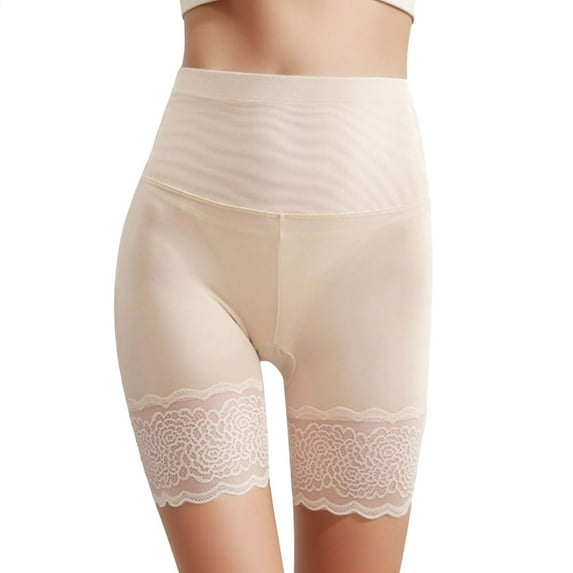 Daznico Womens Underwear - Women Lace Shapewear High Waist Lift Shapewear - Panties for Women,Color:Beige,Size:3XL