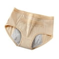 thumbnail image 1 of Daznico Womens Underwear - Women's Leak Proof Soft and Breathable Underwear - Panties for Women,Color:Beige,Size:L, 1 of 3