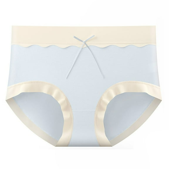 Daznico Womens Underwear - Women's Leak Proof Soft and Breathable Underwear - Panties for Women,Color:Light Blue,Size:L