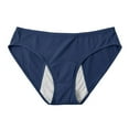 thumbnail image 1 of Daznico Womens Underwear - Women's Menstrual Panties 3 Layer Leakproof Menstrual Panties Panties for Girls Teens - Panties for Women,Color:Navy,Size:XL, 1 of 4