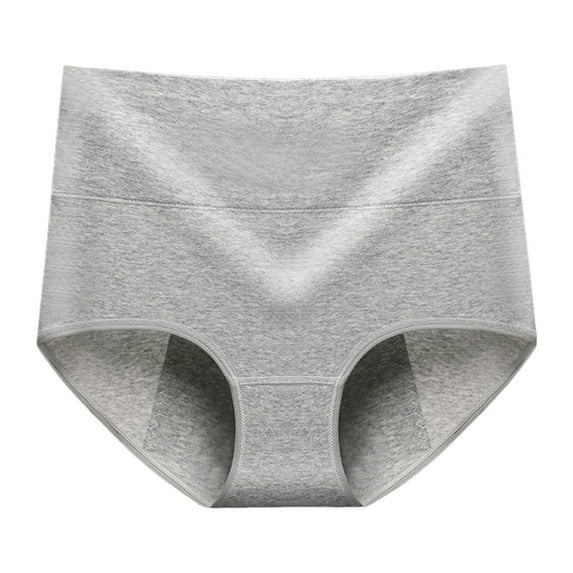 Daznico Womens Underwear - Women's Menstrual Panties 4 Layer Leakproof Menstrual Panties Light Flow for Girls Teens - Panties for Women,Color:Light Gray,Size:XL