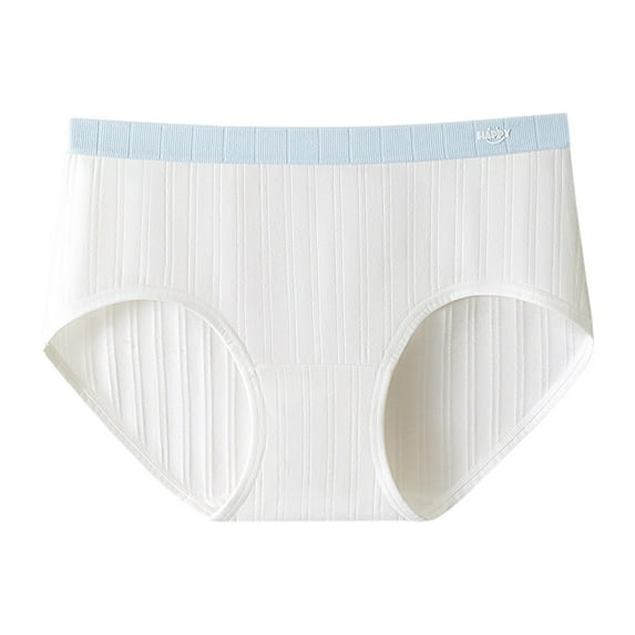 Daznico Womens Underwear - Women's Mid Rise Seamless Briefs Panties - Panties for Women,Color:White,Size:M