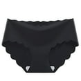 thumbnail image 1 of Daznico Womens Underwear - Women's Panties Comfortable Seamless Briefs for Everyday Use Soft Breathable Mid Rise Triangle Underwear Ideal for Daily Wear - Panties for Women,Color:Black,Size:XXL, 1 of 3