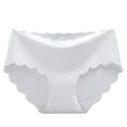 thumbnail image 1 of Daznico Womens Underwear - Women's Panties Comfortable Seamless Briefs for Everyday Use Soft Breathable Mid Rise Triangle Underwear Ideal for Daily Wear - Panties for Women,Color:White,Size:XXL, 1 of 3