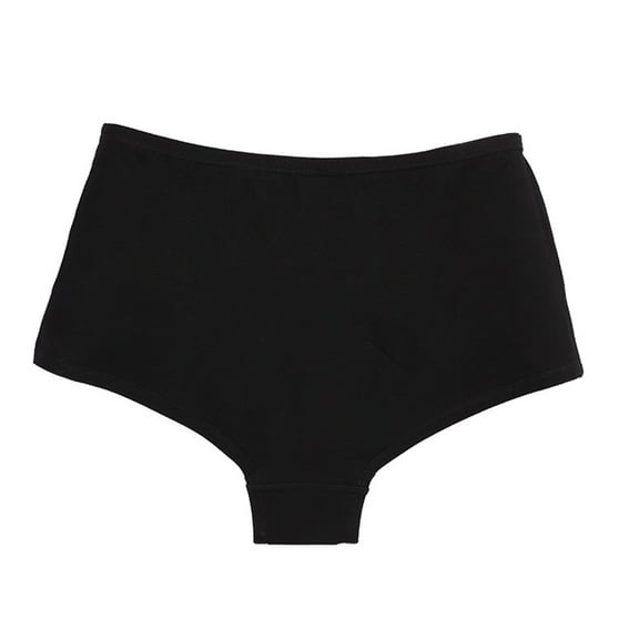 Daznico Womens Underwear - Women's Pure Cotton High Waist Lifting Boxer Pants Belly Control Boxer - Panties for Women,Color:Black,Size:S