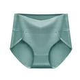 thumbnail image 1 of Daznico Womens Underwear - Womens Underwear Plus Size Cut High Waisted Briefs Comfortable Breathable Full Coverage Postpartum Panties - Panties for Women,Color:Dark Green,Size:XL, 1 of 8