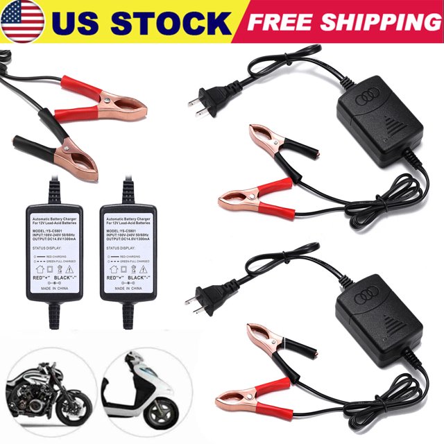 Dazone 12V Car Battery Charger, Portable Automatic Smart Battery