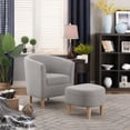 thumbnail image 1 of Dazone Chair & Ottoman Sets, Gray and Brown, 1 of 7