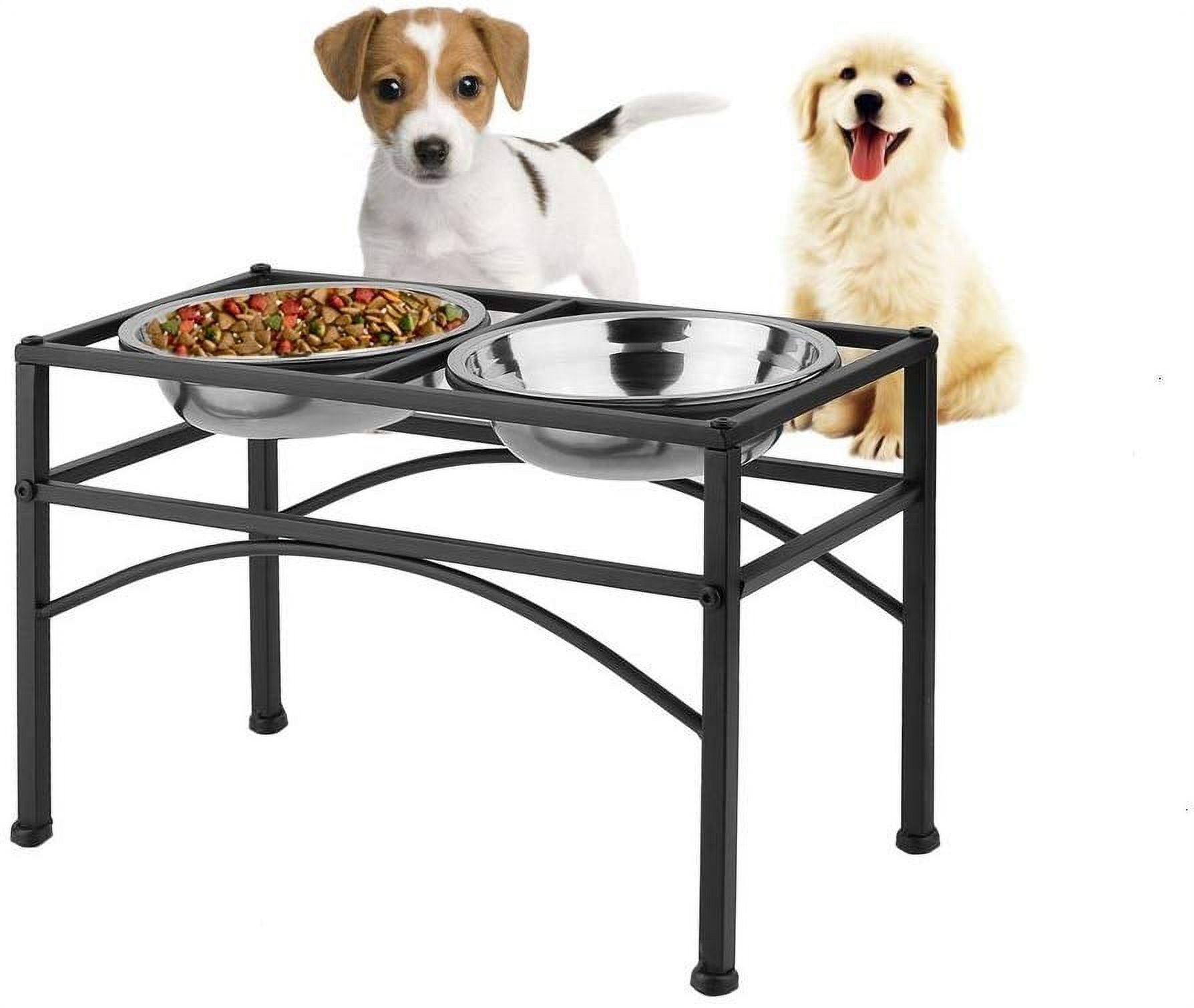 Dishes, Feeders & Fountains DOG CAT FEEDER Elevated Wrought Iron Pet Food Water  Bowl Stand – Saving Shepherd