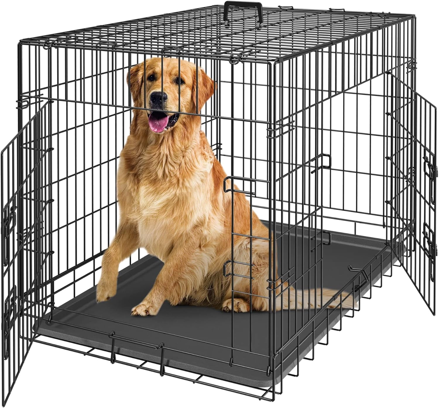 Illustration of Dog Door Latch For Pet Crate