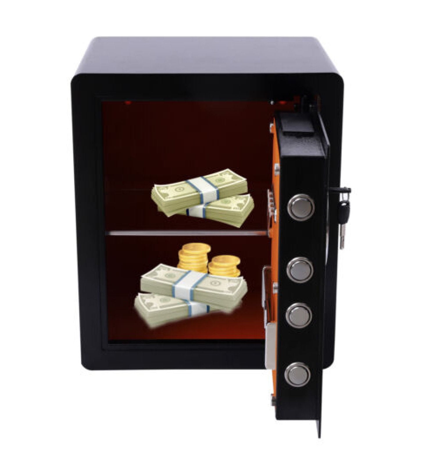 DazzAura Biometric Safe Box Fingerprint Lock Security Home Safe Office Hotel Fireproof