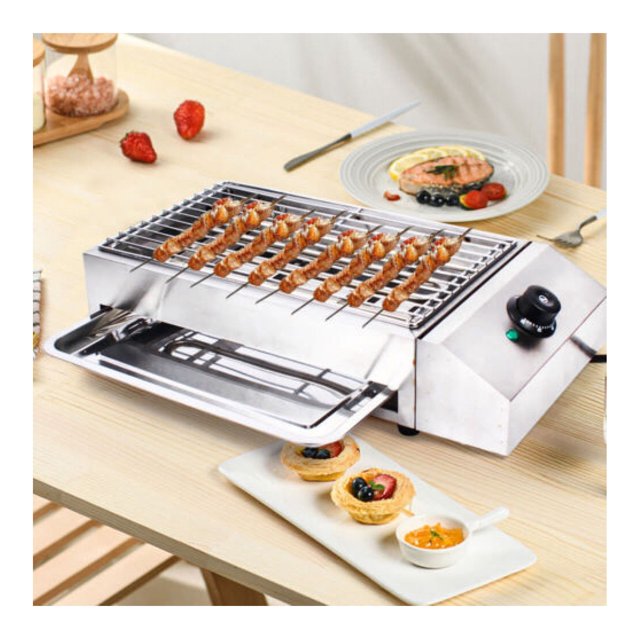 DazzAura Electric Indoor outdoor Grill Portable Smokeless NonStick