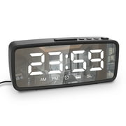 Dazzduo Alarm Clock,Alarm Radio Alarm Clock