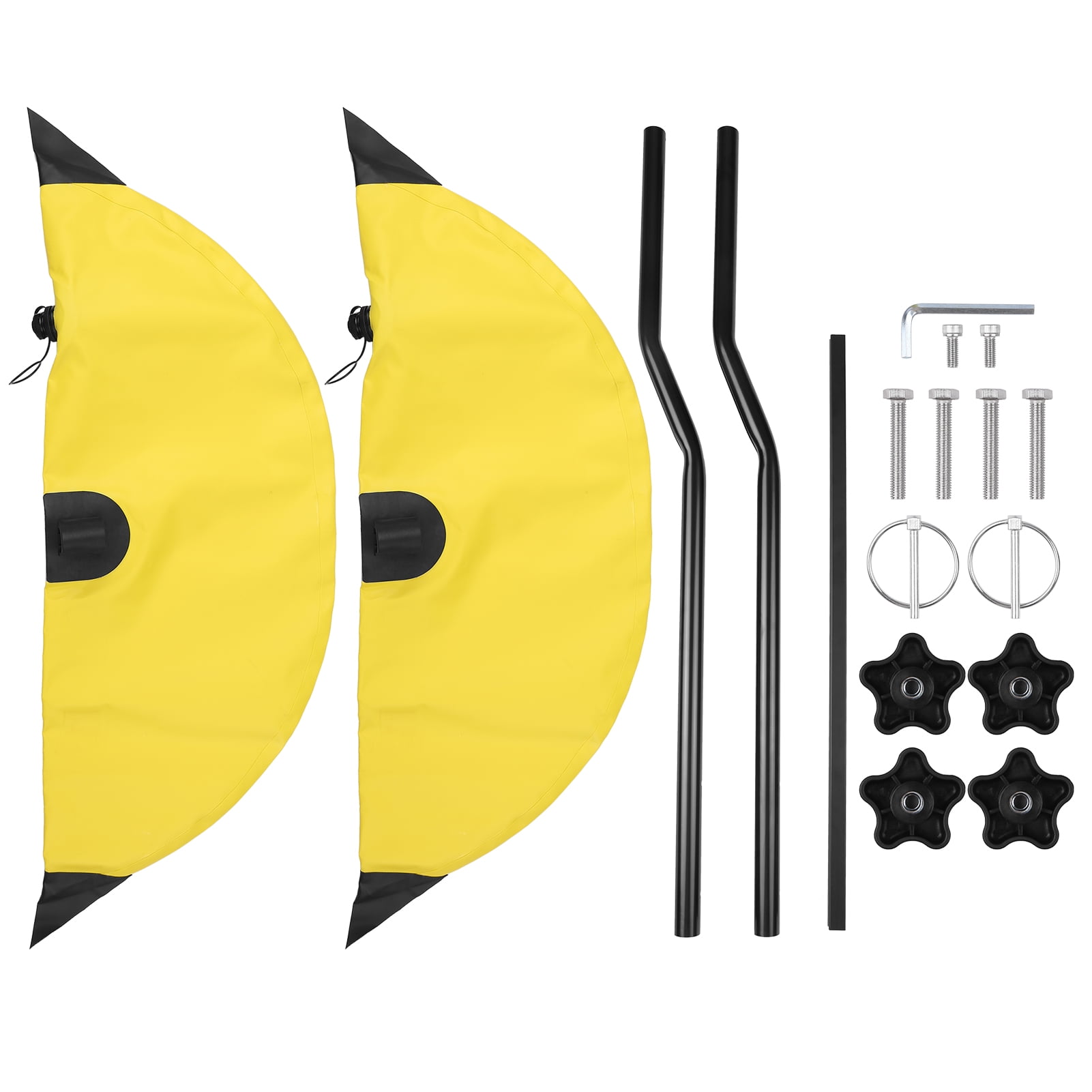 Dazzduo Inflatable Kayak Outrigger Float, Stability and Safety for