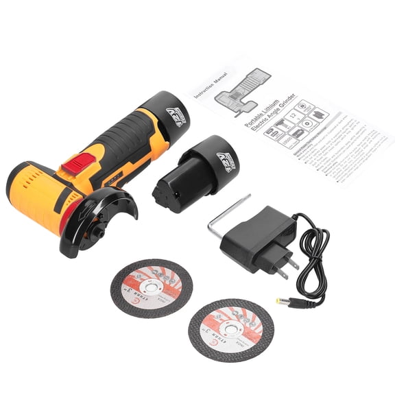 Dazzduo Multifunctional Grinder Handheld for Cutting and Polishing, Angle Grinder for Ceramic Tile Wood Stone Steel