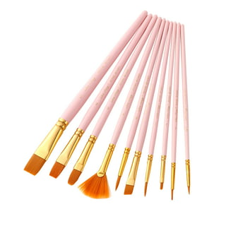 TSV Paint Brushes Set, 18/10 Pcs Acrylic Nylon Hair Art Brushes, Professional Artist Paint Brushes for Oil Watercolor Painting, Face Body Model Paint