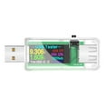 thumbnail image 1 of Dazzduo USB Tester,USB Tester Voltmeter Wattmeter Portable Ammeter Power Meter Power Meter DC Wattmeter Portable USB Tester Ammeter Power DC Voltmeter Wattmeter 13 1 USB Indicator Color LCD, 1 of 6