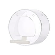 Dazzduo Webcam, Transparent Standing Pole WiFi Outside Up View Hanging Chain with Bird Window Round Close Suction Clear Smart Feeder Tuyya Wild and Camera Birds dsfen for Birdhouse Cup , Outdoors Bird