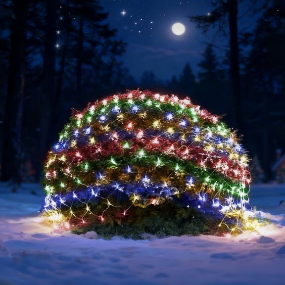 Dazzle Bright 300 LED Christmas String Lights, 100 FT Connectable Waterproof String Lights Green Wire with 8 Modes, Christmas Decorations for Indoor Outdoor Xmas Party Yard Garden