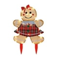 thumbnail image 1 of Dazzle Bright Christmas Outdoor Decorations, 2-Piece Lighted 2D Gingerbread Man, Pre-Lit Light Up Gingerbread Man Yard Display, 1 of 8