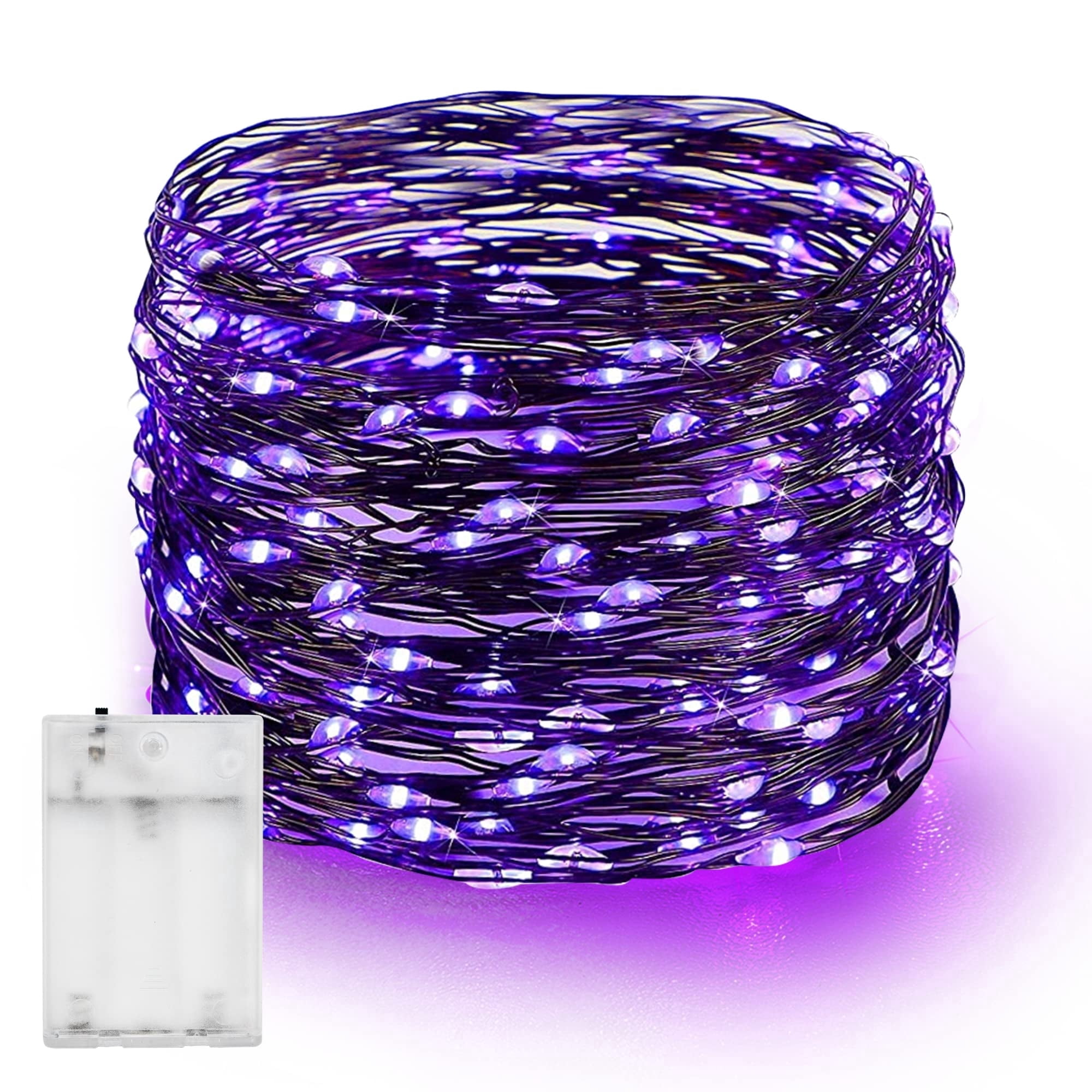 Skip Remote Operating Dazzle Bright Color Changing Fairy Lights Battery Operated, 2 Pack ...