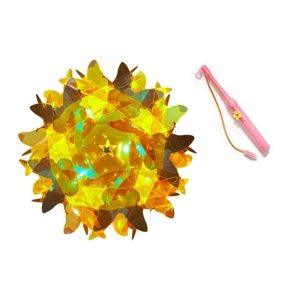 Dazzle Color Portable Lantern DIY Lantern Material Package Kit Making Festival Lantern for Room Wedding Home Party Kids