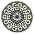 thumbnail image 1 of Dazzle Fleur Medallion Indoor Round Rug ( 6 Feet x 6 Feet ), 1 of 2