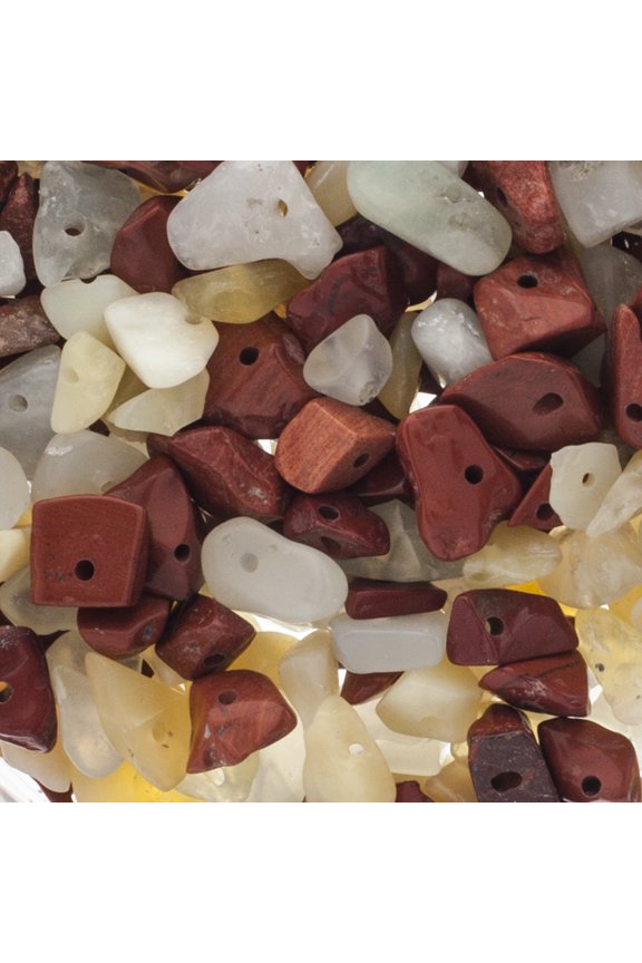 Chips Czech Seed Beads - Birdseed Mix - Assorted Sizes