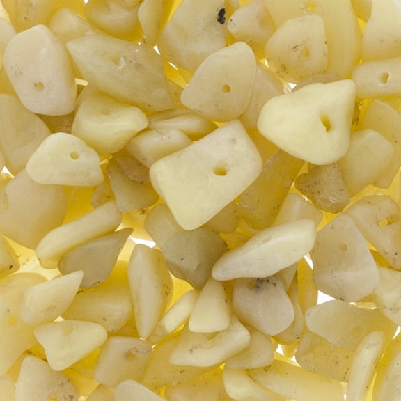 Dazzle-It! Chips Czech Seed Beads - Yellow - Assorted Sizes