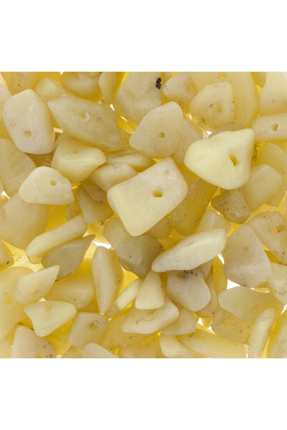 Chips Czech Seed Beads - Yellow - Assorted Sizes