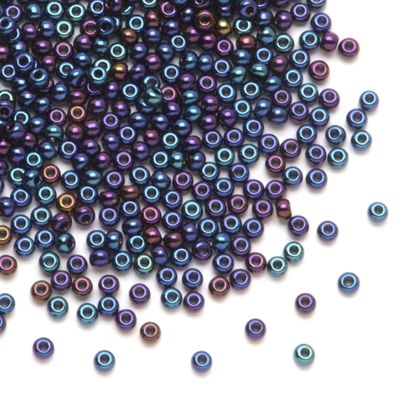Dazzle-It! Silver Lined Czech Glass Seed Beads: Mix Colors, 6/0