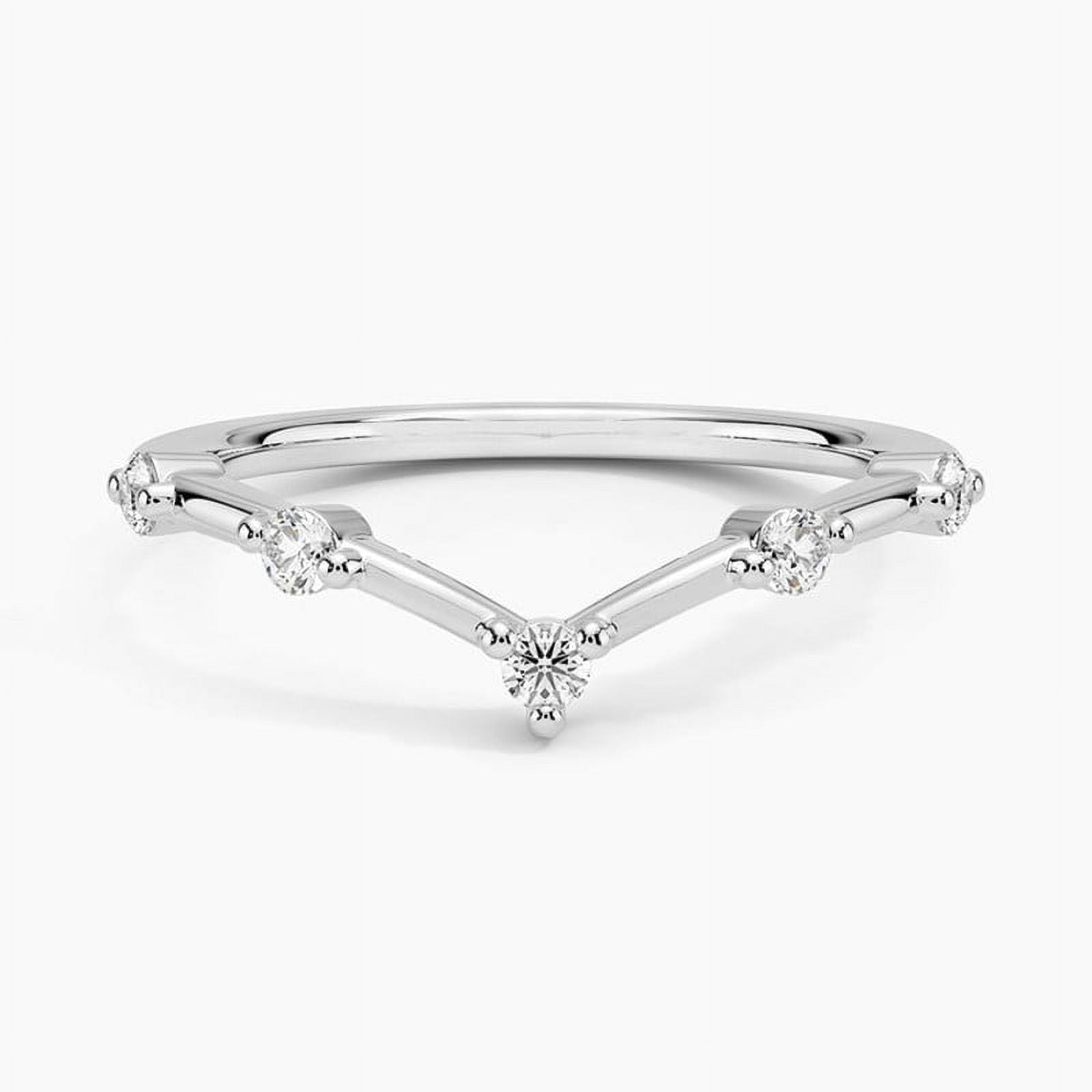 Dazzle Jewel 1 Ct Round Cut Brilliant Causal Stacking Diamond Ring ...