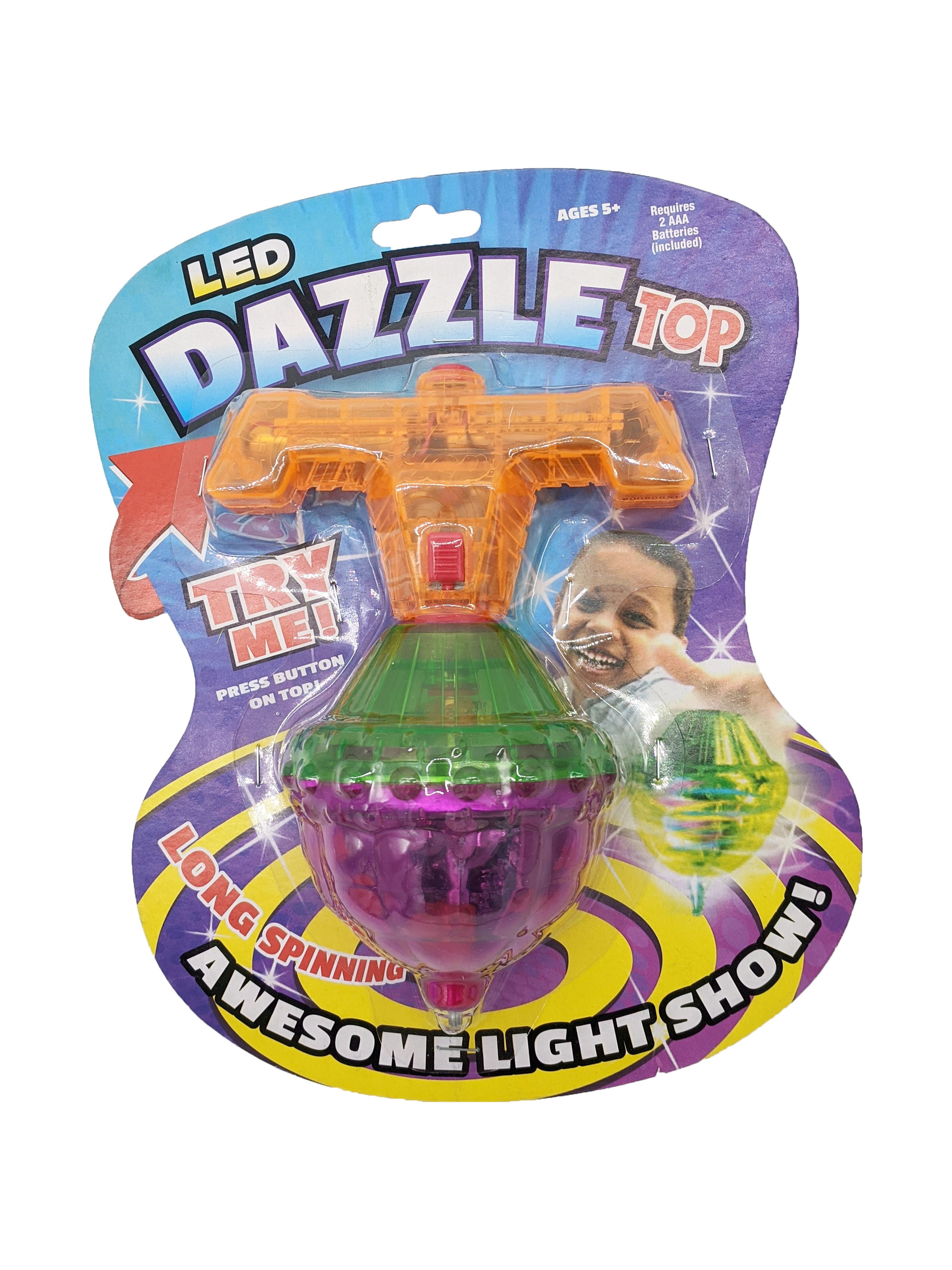 Dazzle Top Light Up LED Spinning Toy Top