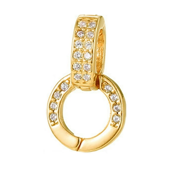 Dazzling Connector Enhancer Clasp Jewelry Clasps Jewelry Making Supplies Convenient Double Connector Clasps for Jewelry