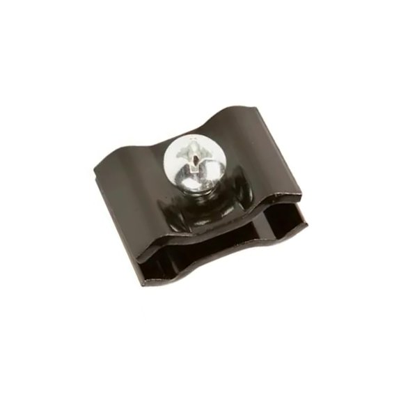 Dazzling Displays Black Grid Panel Clips (12 Pack) - Essential Grid Wall Accessory for Secure Grid Panel Installation for Home, Retail or Tradeshow Use