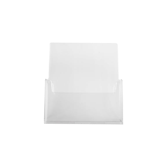 Dazzling Displays Clear 8.5 x 11 Brochure Holder, Countertop Display Stand, Literature Holder, Versatile Magazine Holder, Magazine Rack for Efficient Countertop Organization (20-Pack)