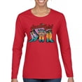 thumbnail image 1 of Dazzling Girl Women's Long Sleeve T-shirt Blessed and Lucky Cowgirl Cute South Vintage Retro American Heritage Tradition, 1 of 7