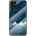 thumbnail image 1 of Dazzling Glass Starry Sky Pattern Phone Case for Samsung Galaxy Note 20 10 9 8 Ultra Pro Lite, Light and Thin Full Protective Shell, Unique Colored Back Cover(Blue,Note 20), 1 of 8