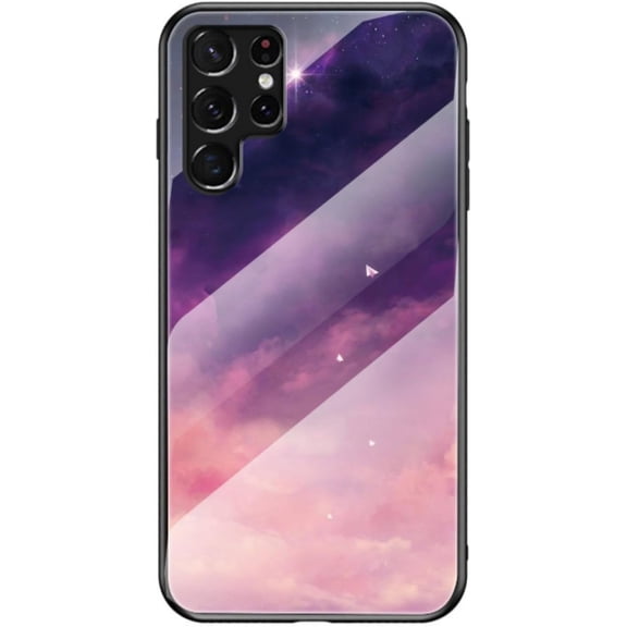 Dazzling Glass Starry Sky Pattern Phone Case for Xiaomi MI 11/11i Pro Ultra Lite, Light and Thin Full Protective Shell, Unique Colored Back Cover(Purple,11 Pro)