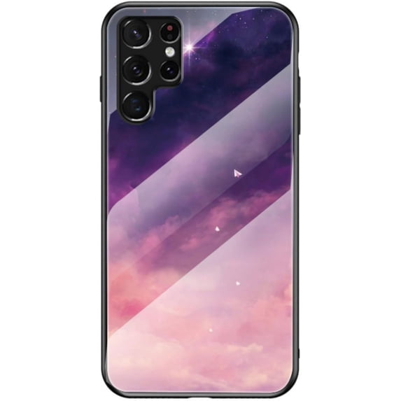 Dazzling Glass Starry Sky Pattern Phone Case for Xiaomi MI 13 12 X S Ultra Pro Lite, Light and Thin Full Protective Shell, Unique Colored Back Cover(Purple,12S Ultra)