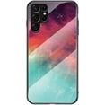 thumbnail image 1 of Dazzling Glass Starry Sky Pattern Phone Case for Xiaomi MI Redmi Note 9 T S Pro Max 5G 4G, Light and Thin Full Protective Shell, Unique Colored Back Cover(Red,Note 9 Pro 5G), 1 of 8