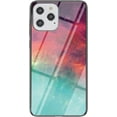 thumbnail image 1 of Dazzling Glass Starry Sky Pattern Phone Case for iPhone 14 13 12 11 Pro Max Plus, Light and Thin Full Protective Shell, Unique Colored Back Cover(Red,12 Pro Max), 1 of 8