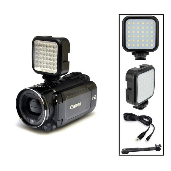 Dazzling LED Light Kit With Power Kit & Charger For Sony FDR-AX33